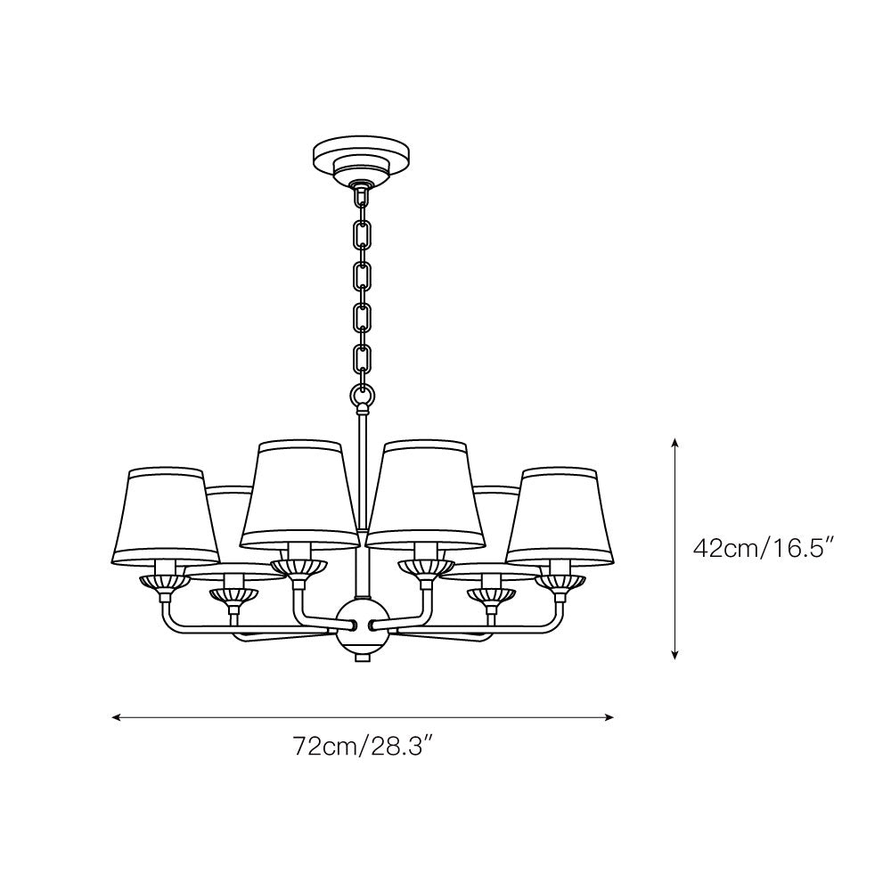 Briarstead Brass Chandelier