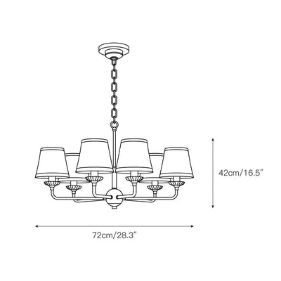 Briarstead Brass Chandelier