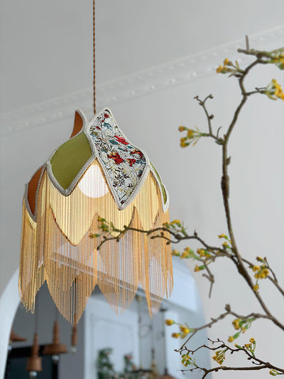 Yolvin Unique Fringed Pendant Lamp