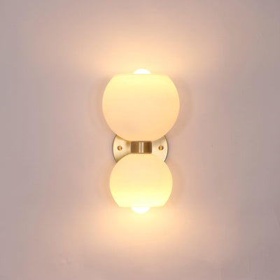 Umarion Round Pearl Glass Sconce Wall lamp