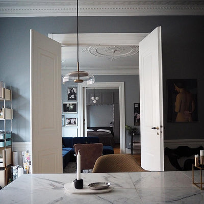 Liorenia Pendant Lamp Transparent Glass Sleek
