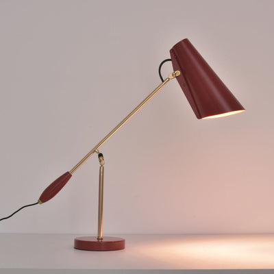 Orbix Steel Mid-Century Table Lamp - Neutral Decor