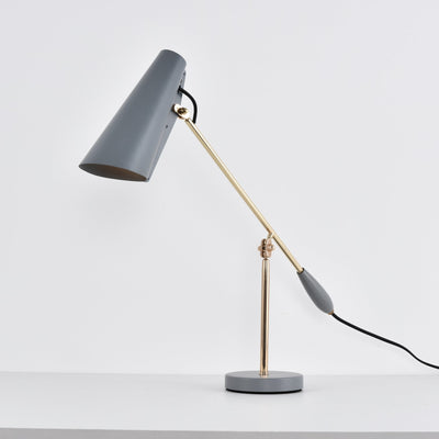 Orbix Steel Mid-Century Table Lamp - Neutral Decor