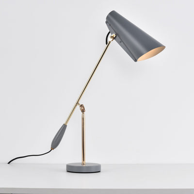 Orbix Steel Mid-Century Table Lamp - Neutral Decor