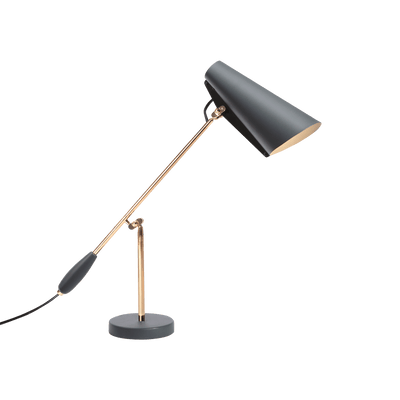 Orbix Steel Mid-Century Table Lamp - Neutral Decor