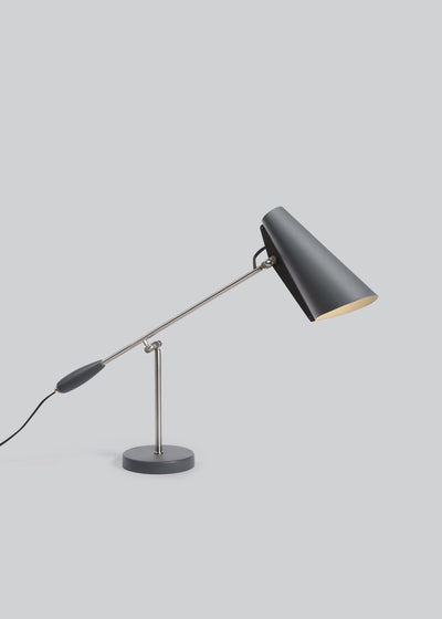 Orbix Steel Mid-Century Table Lamp - Neutral Decor
