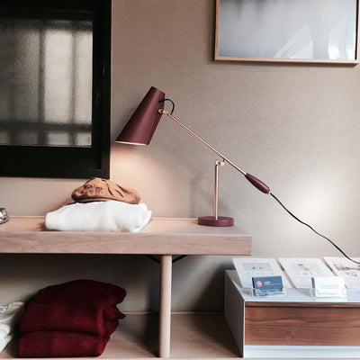 Orbix Steel Mid-Century Table Lamp - Neutral Decor