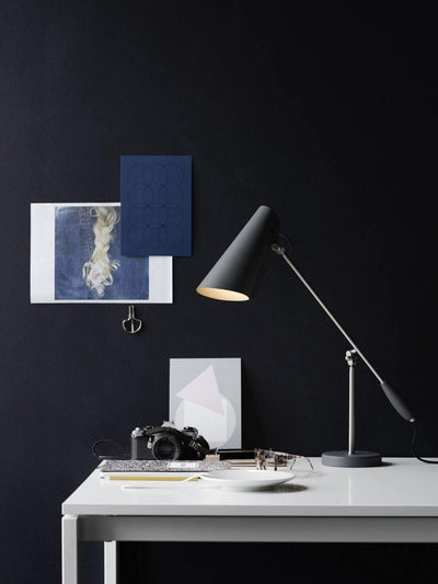 Orbix Steel Mid-Century Table Lamp - Neutral Decor