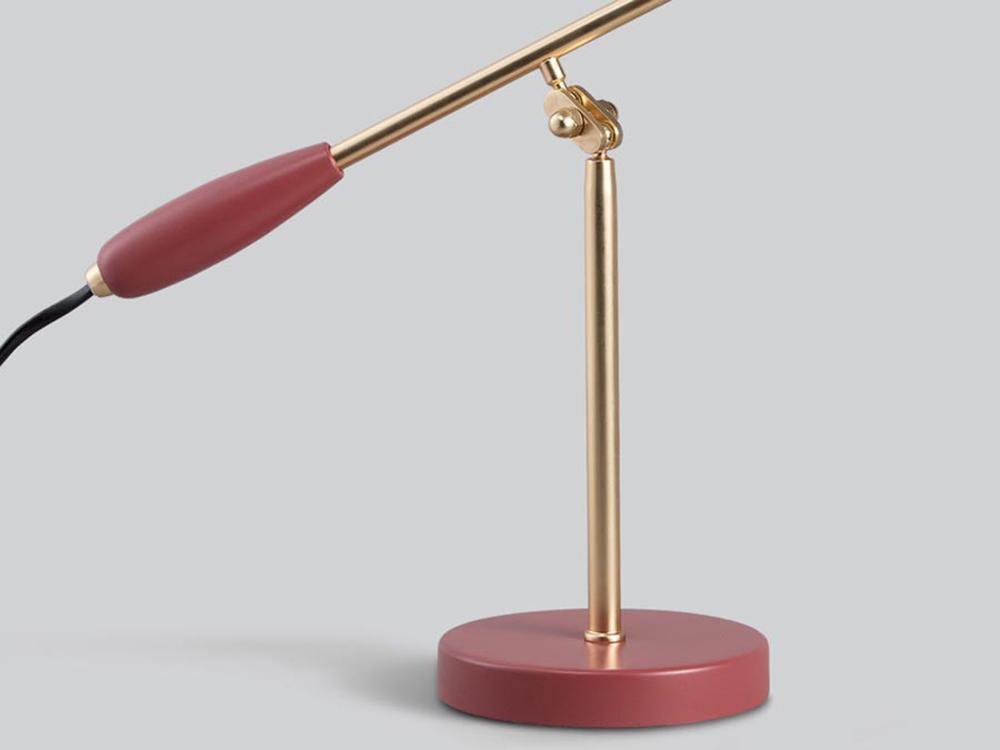 Orbix Steel Mid-Century Table Lamp - Neutral Decor