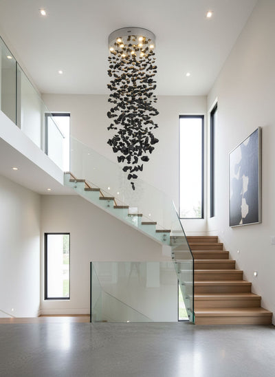 Orinridge Black Stones Chandelier
