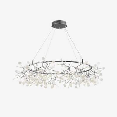Zesion Chandelier Black Ring Firefly Branch