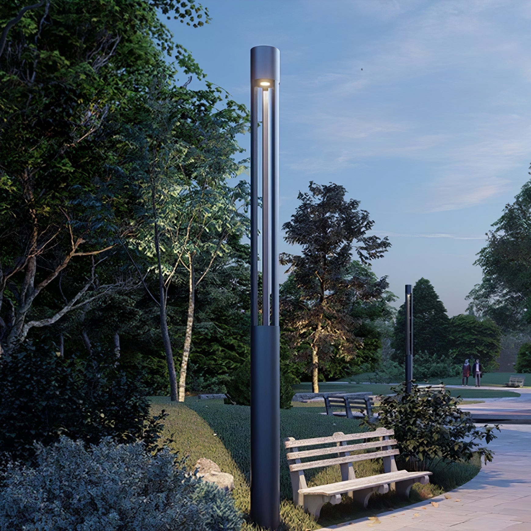 Qisken Column Floor Lamp