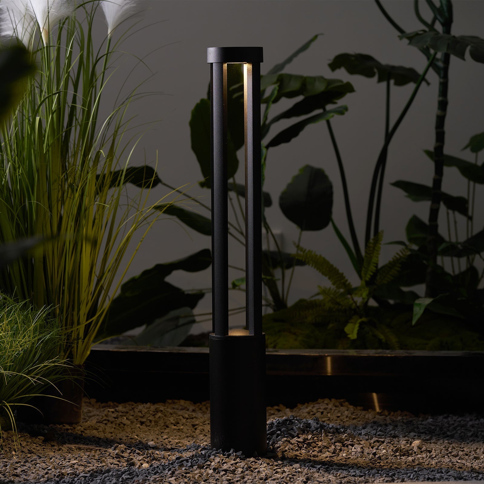 Orelinella Outdoor Light Black Cylindrical Garden