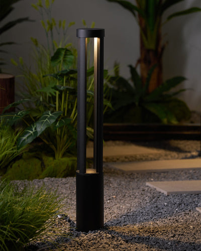 Orelinella Outdoor Light Black Cylindrical Garden
