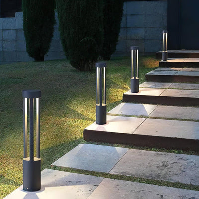 Orelinella Outdoor Light Black Cylindrical Garden