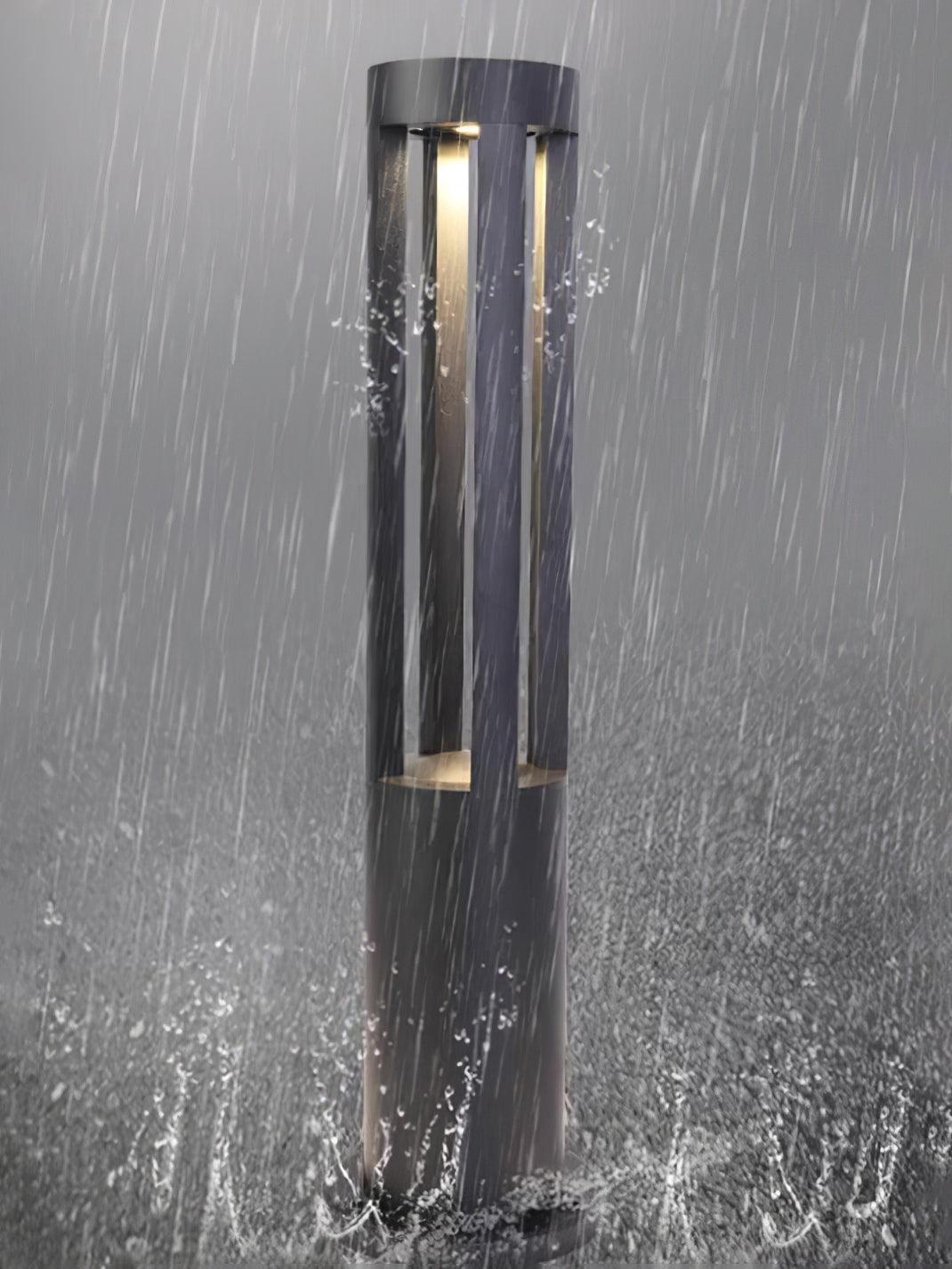 Orelinella Outdoor Light Black Cylindrical Garden