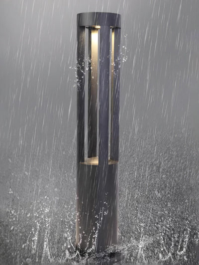 Orelinella Outdoor Light Black Cylindrical Garden