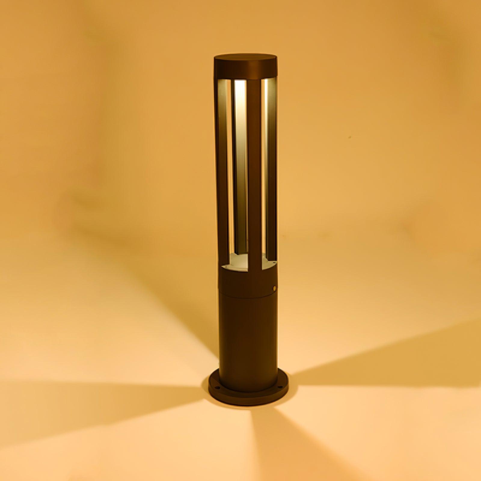 Orelinella Outdoor Light Black Cylindrical Garden