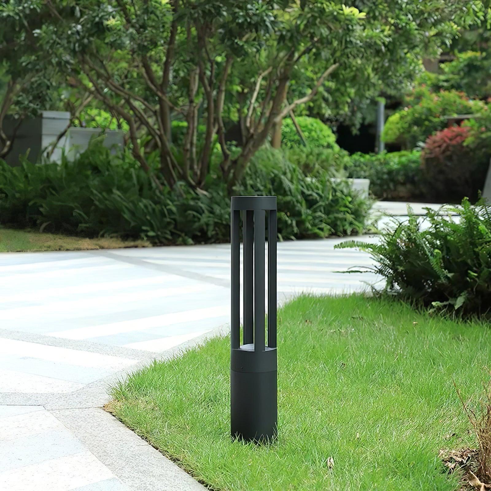 Orelinella Outdoor Light Black Cylindrical Garden