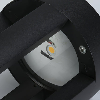 Orelinella Outdoor Light Black Cylindrical Garden