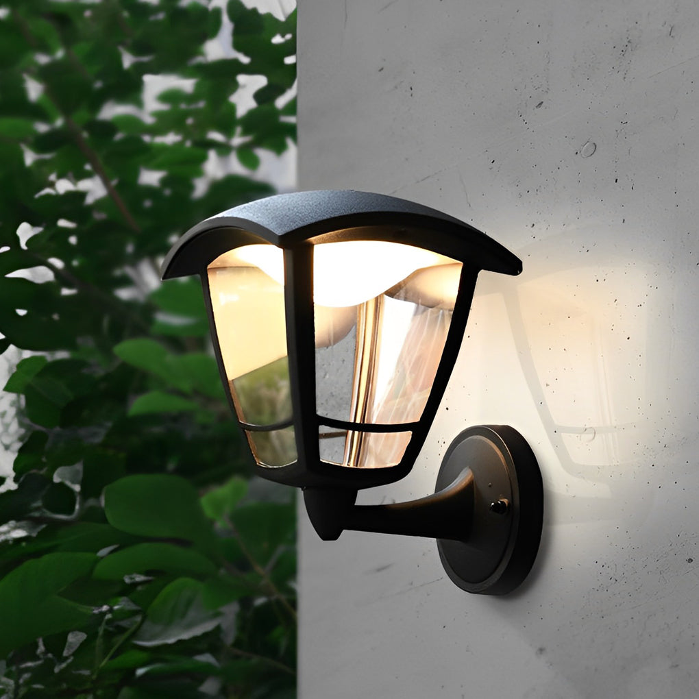 Stuart Retro Vintage Plug in Aluminum Outdoor Wall Lamp