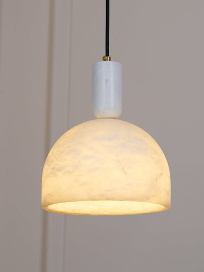 Leda Minimalist Alabaster Pendant Light