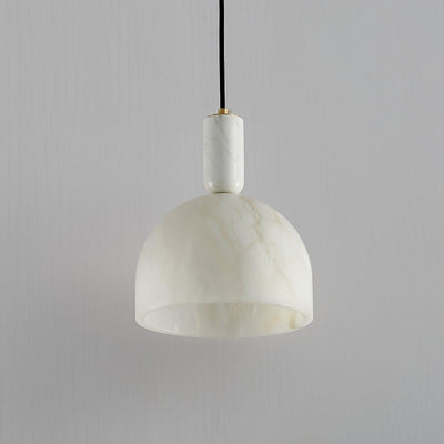 Leda Minimalist Alabaster Pendant Light