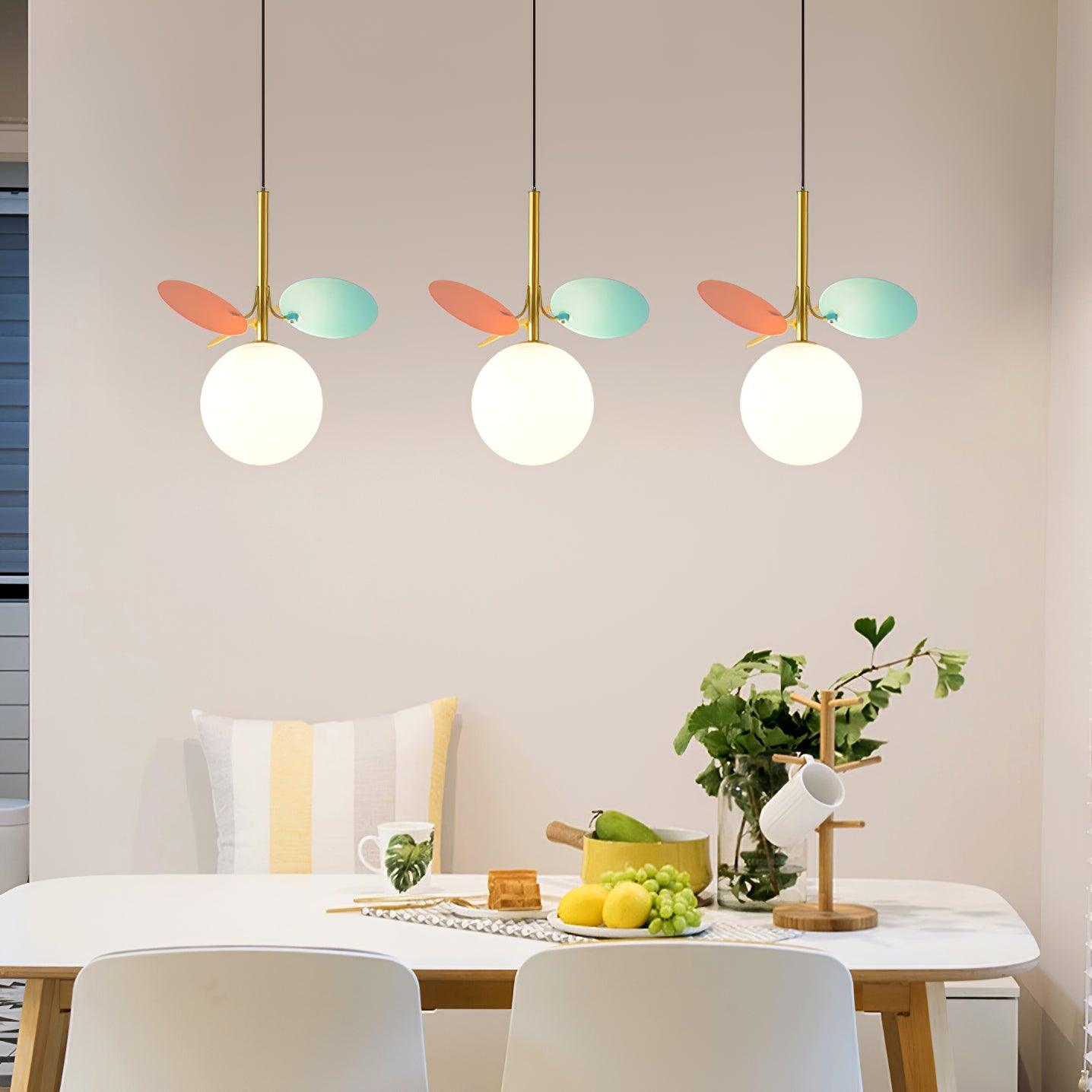 Ivphaus Glass Pendant Light