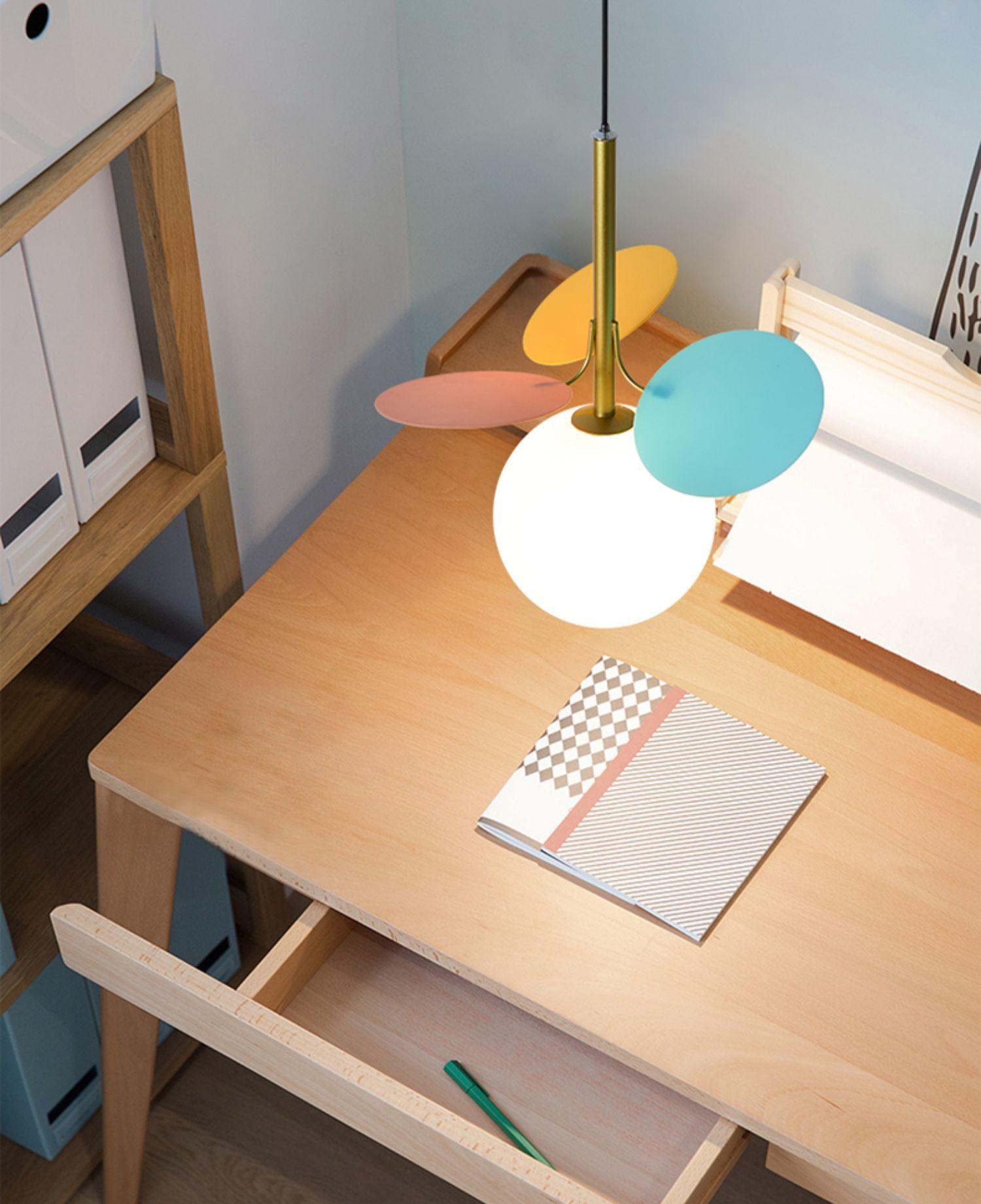 Ivphaus Glass Pendant Light