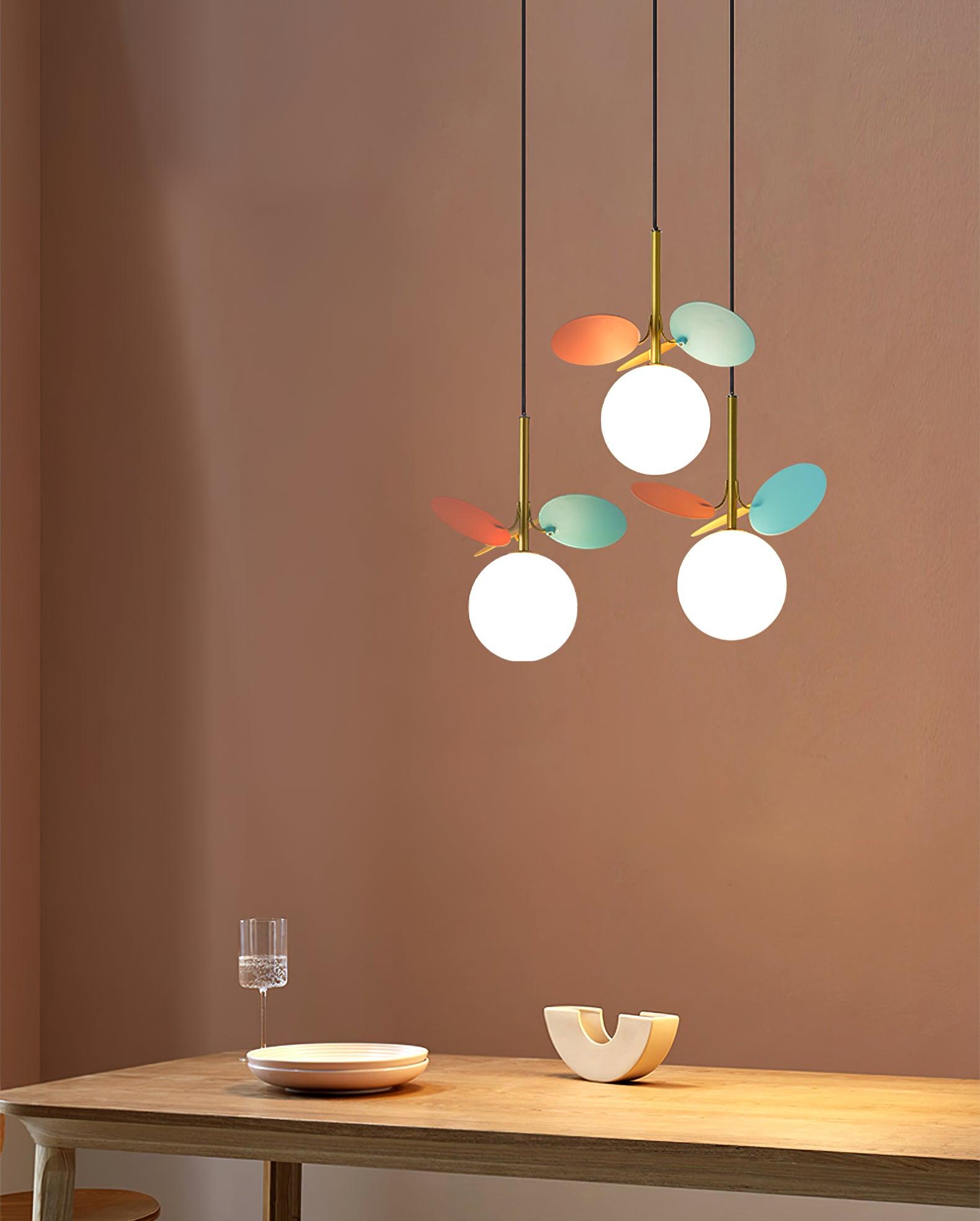 Ivphaus Glass Pendant Light