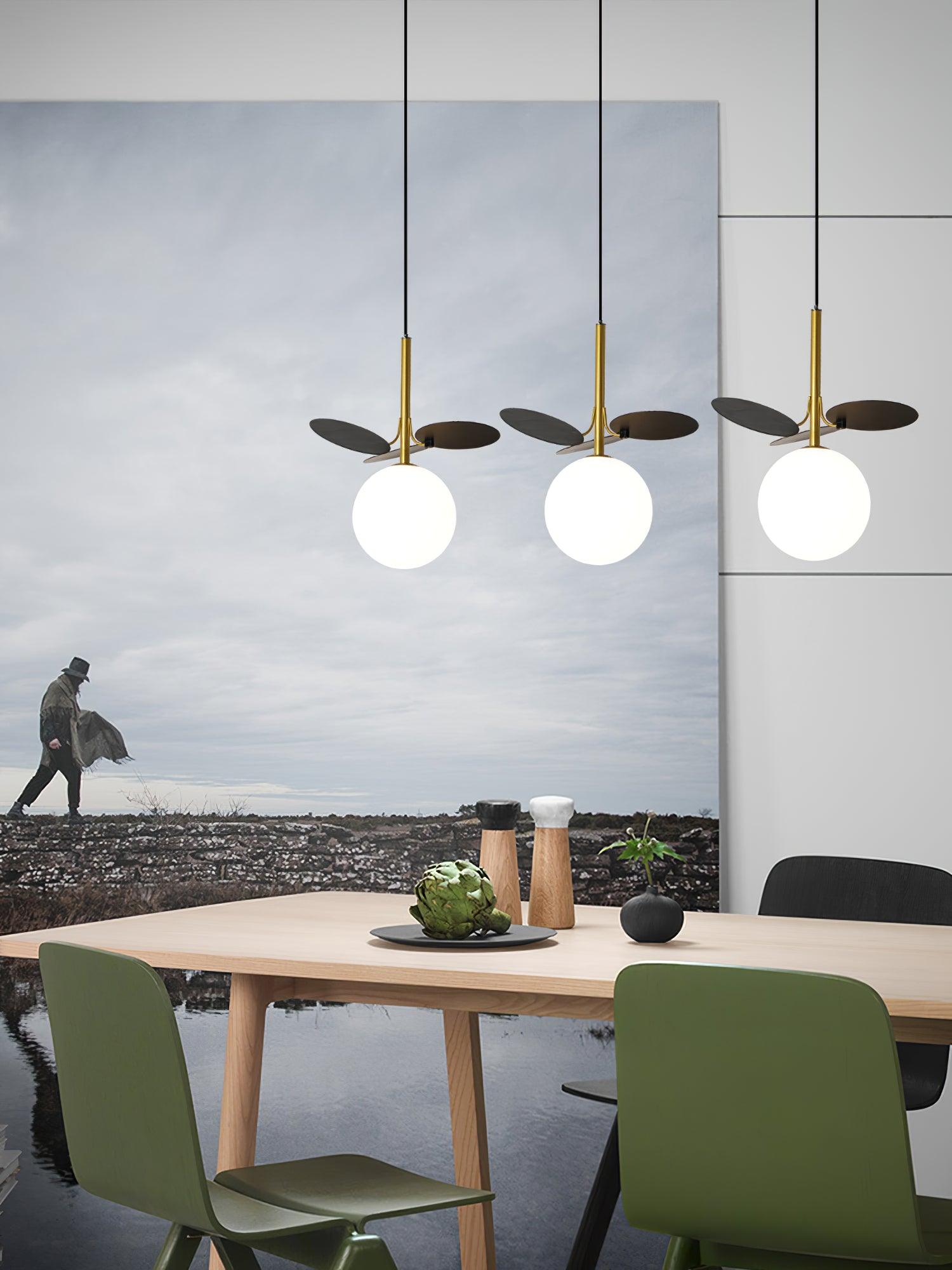 Ivphaus Glass Pendant Light