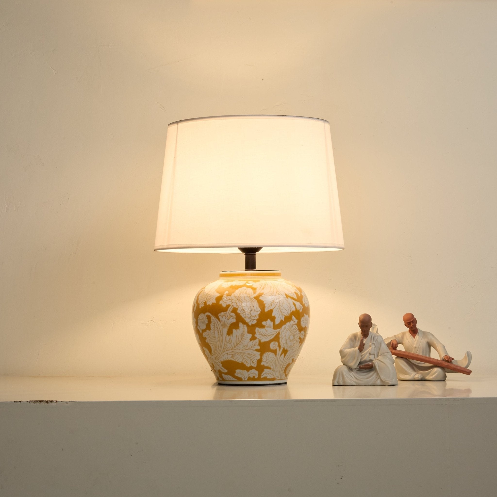 Ceriseria Blazing Blossom Ceramic Table Lamp