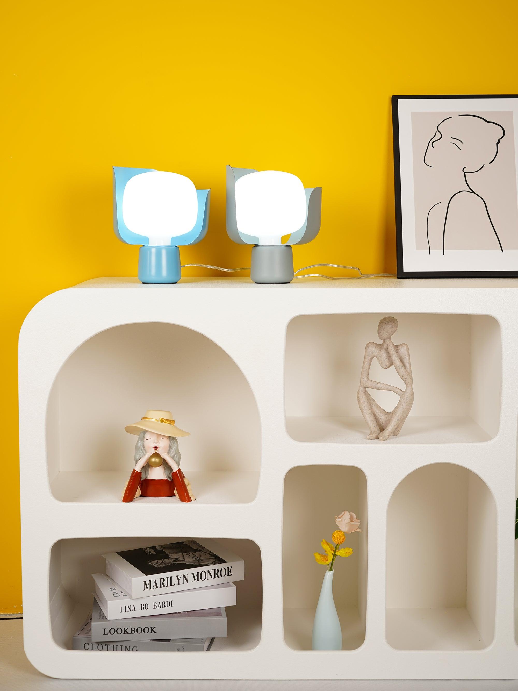 Zuri Plastic Minimalist Table Lamp