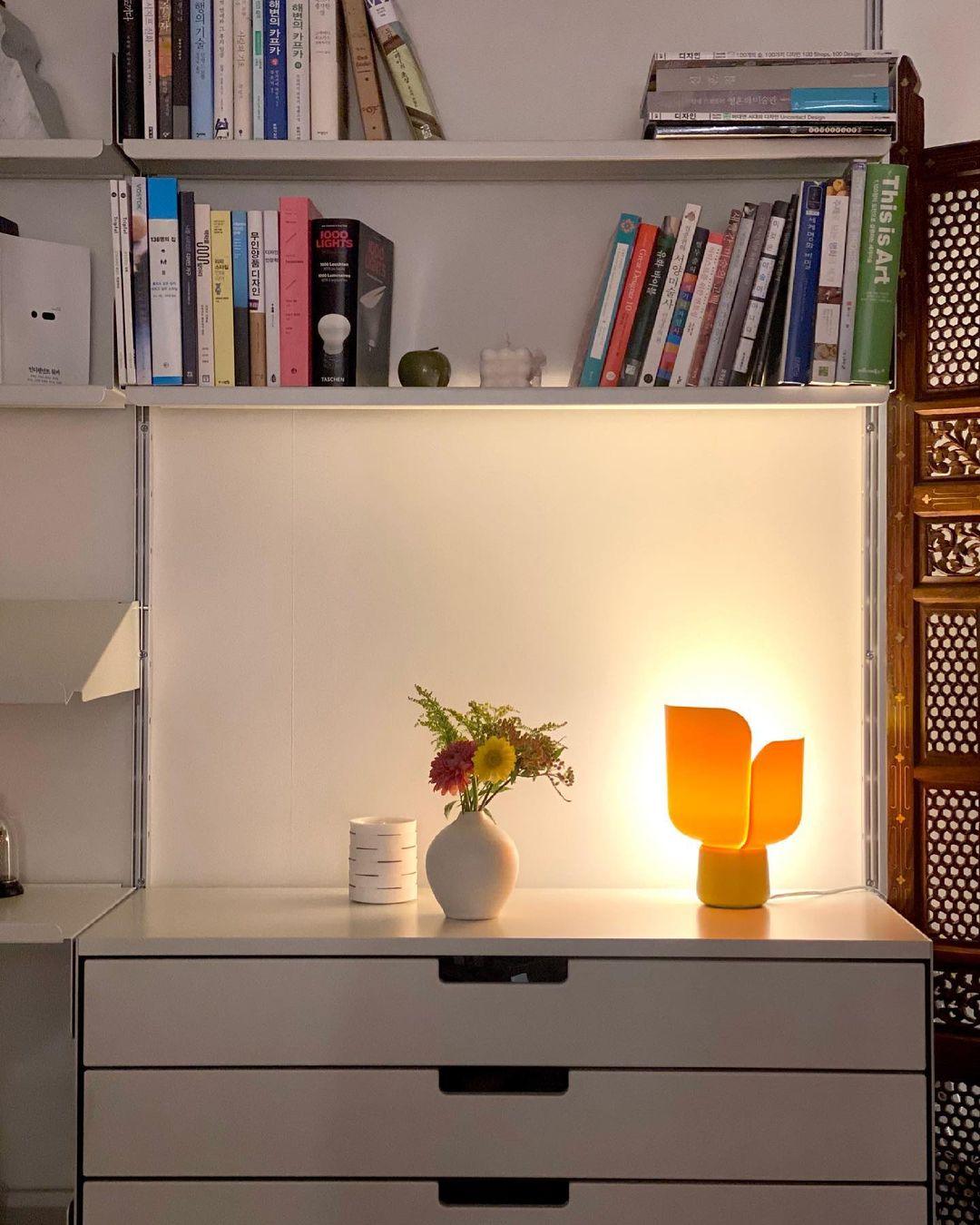 Zuri Plastic Minimalist Table Lamp