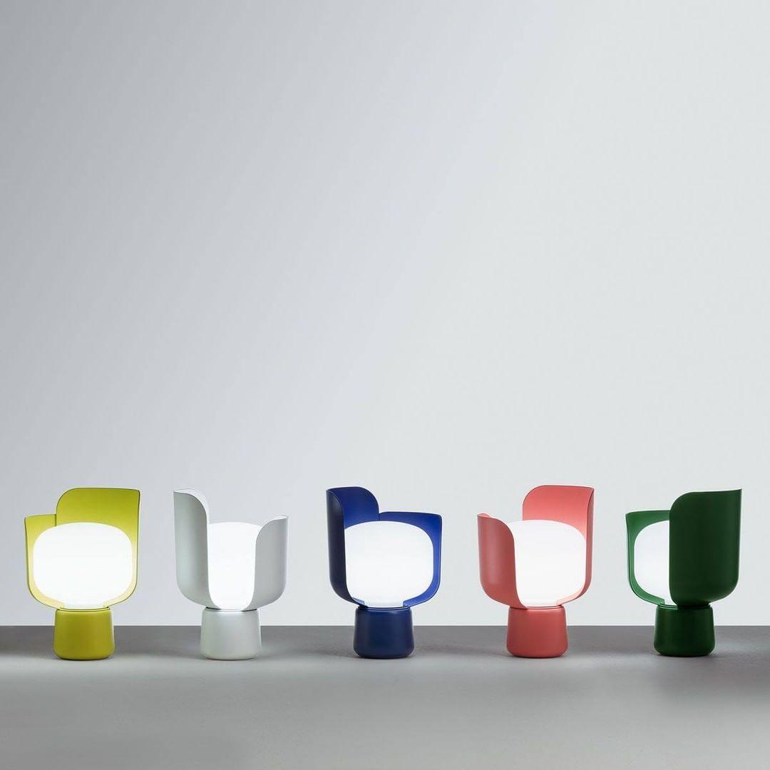 Zuri Plastic Minimalist Table Lamp