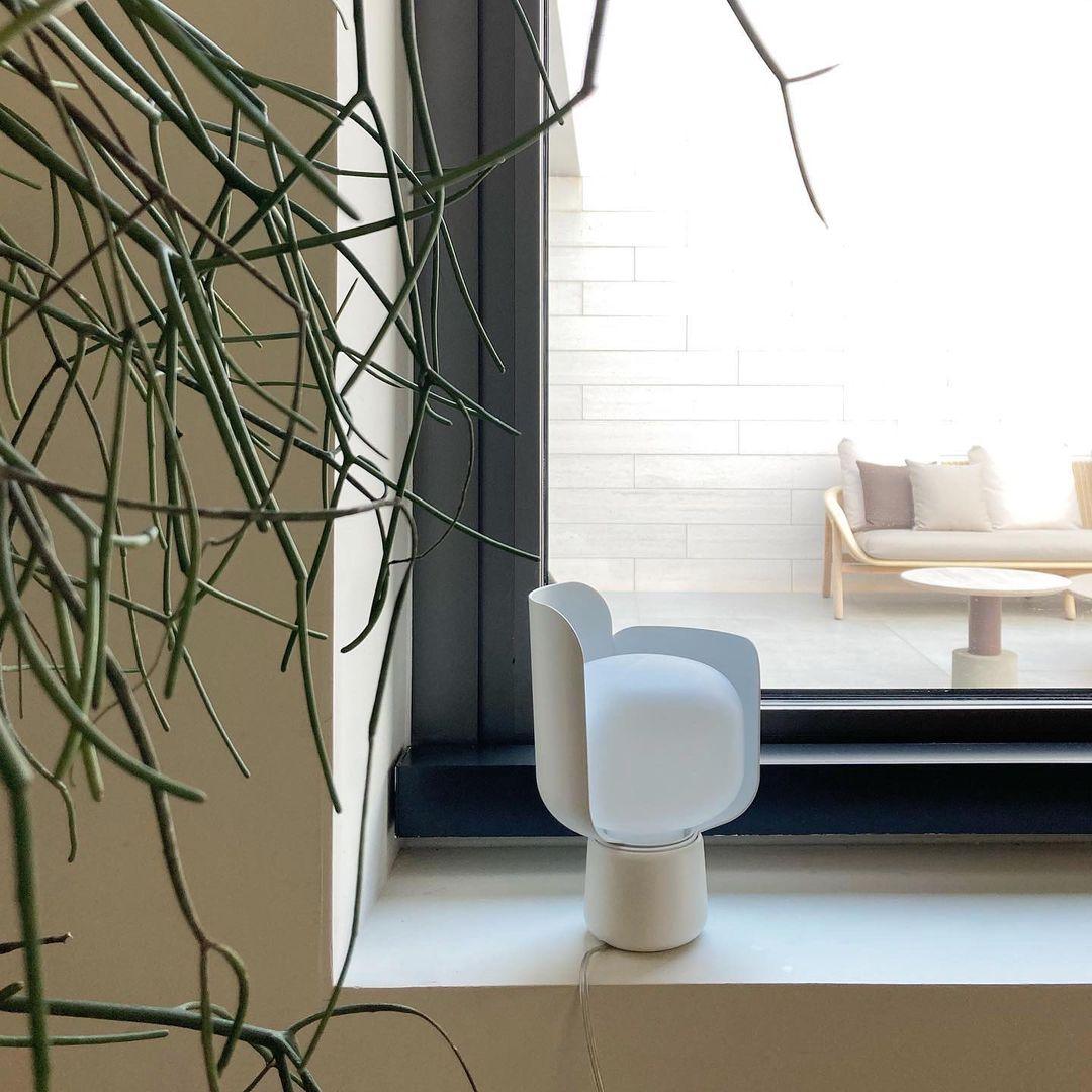 Zuri Plastic Minimalist Table Lamp