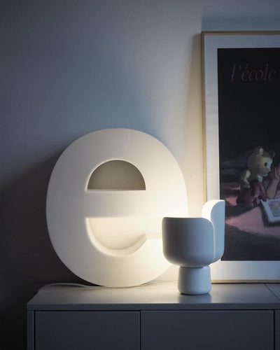 Zuri Plastic Minimalist Table Lamp