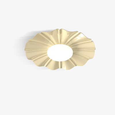 Oriiraya Ceiling Light Gold LED Scalloped for Bedroom
