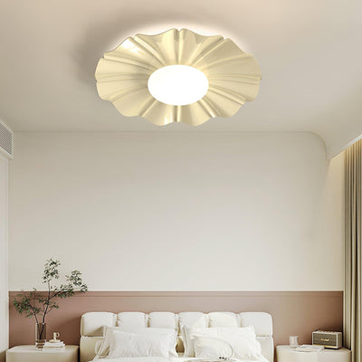Oriiraya Ceiling Light Gold LED Scalloped for Bedroom