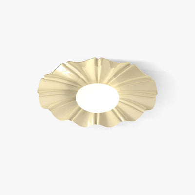 Oriiraya Ceiling Light Gold LED Scalloped for Bedroom