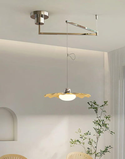 Oriinia Pendant Light Brass Acrylic Dining