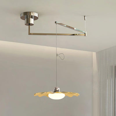 Oriinia Pendant Light Brass Acrylic Dining