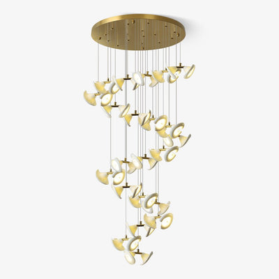 Ernoreth Art Deco Ceramic Chandelier