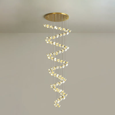 Ernoreth Art Deco Ceramic Chandelier