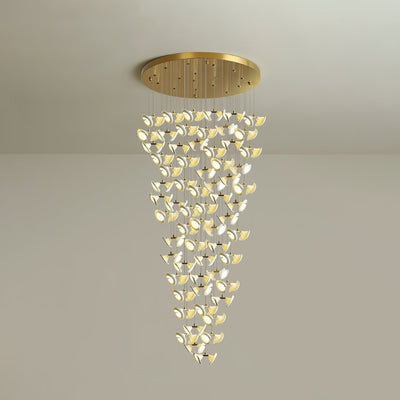 Ernoreth Art Deco Ceramic Chandelier