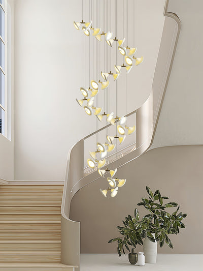 Ernoreth Art Deco Ceramic Chandelier
