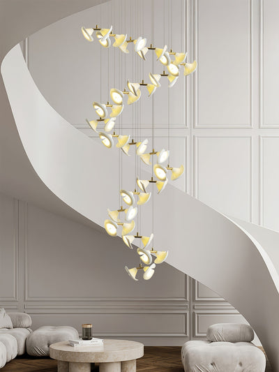 Ernoreth Art Deco Ceramic Chandelier