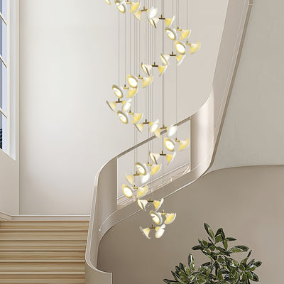 Ernoreth Art Deco Ceramic Chandelier
