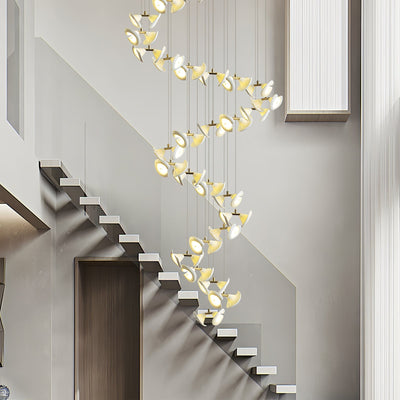 Ernoreth Art Deco Ceramic Chandelier