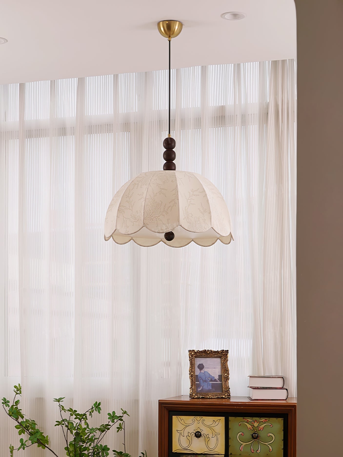 Nyd Fabric Swag Pendant Light